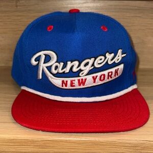 NY RANGERS NHL Zephyr Blue and Red Rangers Cap HAT